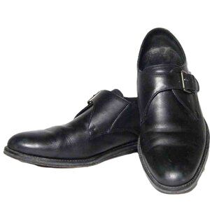 Cole Haan Black Leather Monk Strap Shoes Men's Size 8.5M